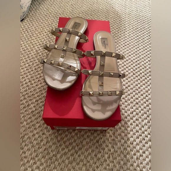 VALENTINO GARAVANI ROCKSTUD SLIDE SANDAL - Picture 3 of 7